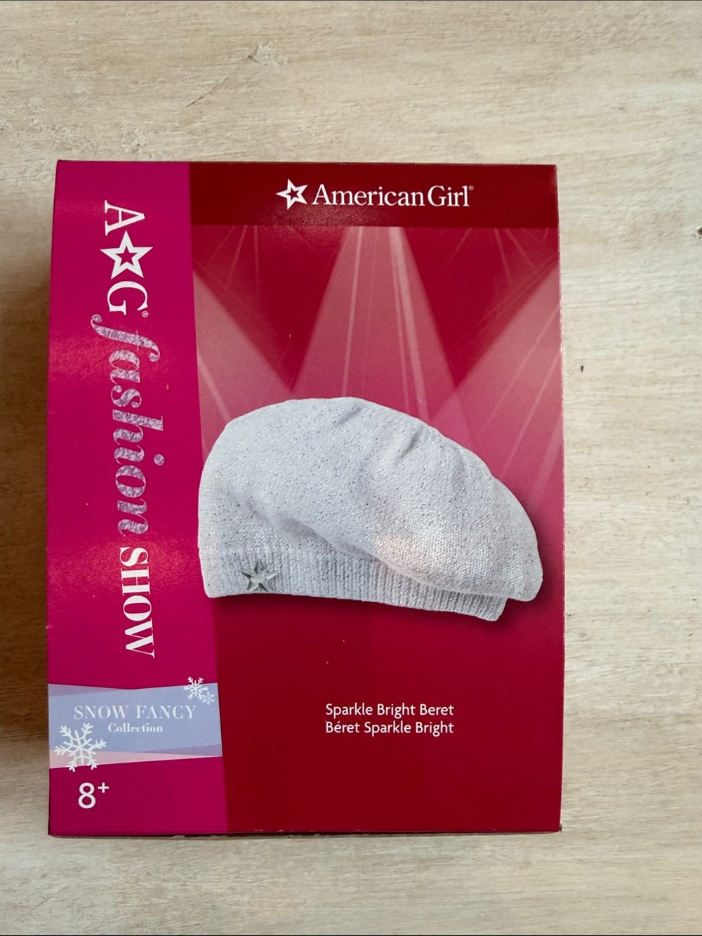 American Girl Sparkle Bright Beret - Silver